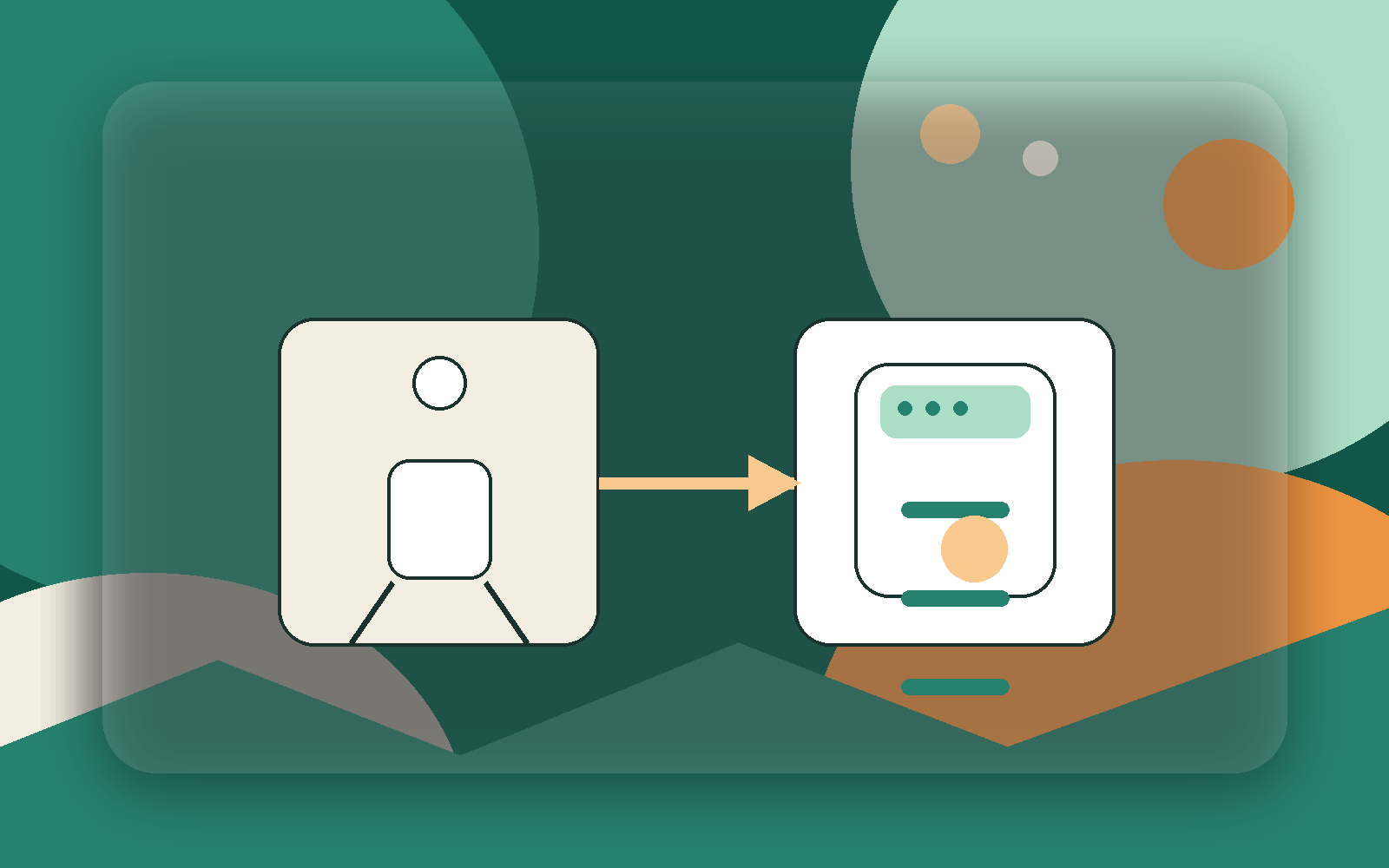 Editorial-Illustration mit Ombudsperson, digitalem Portal und Entscheidungspfad als Symbol für den Vergleich beider Modelle.